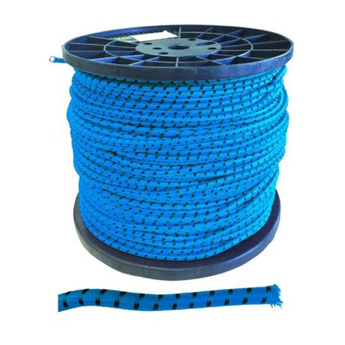 CORDE ELASTICHE P/CENTINATURE IN BOBINA BLU       8 MM