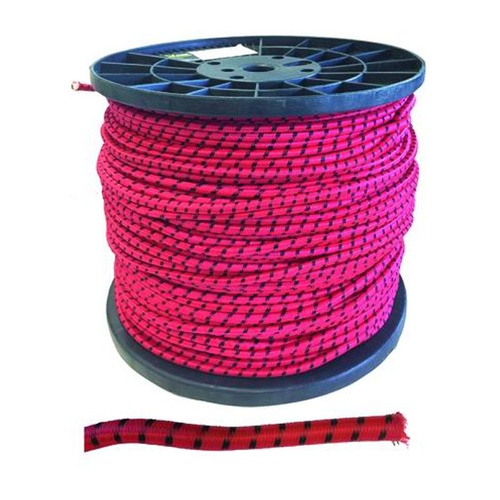 CORDE ELASTICHE P/CENTINATURE IN BOBINA ROSSO       8 MM