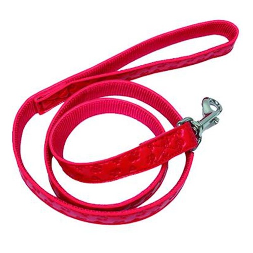 GUINZAGLI P/CANI NYLON BLINKY PIATTO C/MOSCHETTONE     120 CM