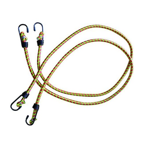 CORDE ELASTICHE VIGOR SET 2PZ GANCI ACCIAIO  8X1500 MM
