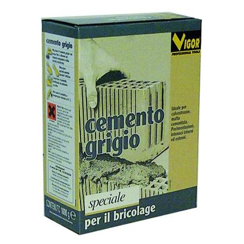CEMENTO GRIGIO VIGOR IN SCATOLA       1 KG