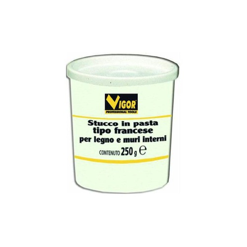 STUCCO PASTA T/FRANCESE VIGOR P/INTERNI MURO/LEGNO      250 G