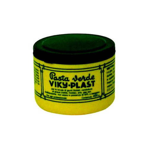 PASTA AUTOBLOCCANTE VIKI PLAST VERDE PER RACCORDI     450  G