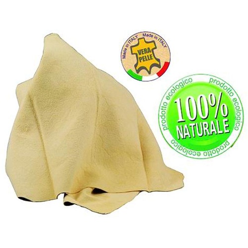 PELLE SCAMOSCIATA NATURALE CONCIA OLIO DI PESCE   55X36 CM