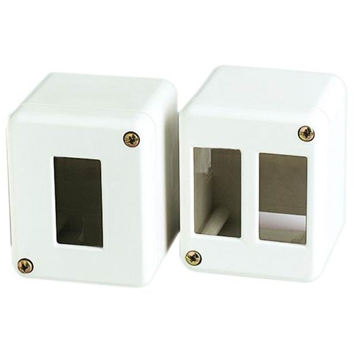 SCATOLE PVC P/CANALINE PORTAFRUTTI MAGIC 1 POSTO