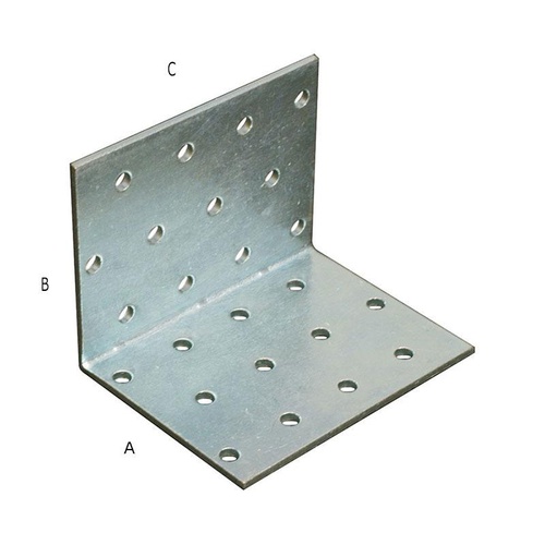 PIASTRA ANGOLO ZIN. MM. 60 X 60 X 40
