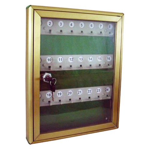 BACHECHE PORTACHIAVI VIGOR ALLUMINIO 24 POSTI 29X37X4 CM