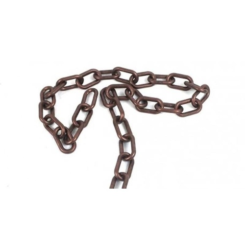 CATENA PLASTICA P/PLUVIALI MARRONE 25 M 6X24X39 MM
