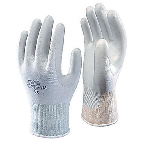 GUANTO SHOWA NBR FIT 370 BIANCO TG. 8/L