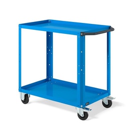 CARRELLO CLEVER SMALL BLU RAL 5012 CON 2 RUOTE GIREVOLI