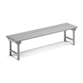 PANCHINA SINGOLA - DIM. MM  L=1494 P=360 A=400 - COLORE: GRIGIO SCURO RAL7000