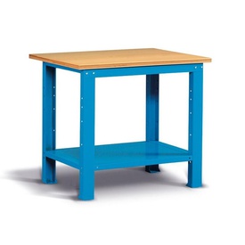 BANCO WORK SMONTATO CON PIANO IN MULTIPLEX 30 MM - DIM. MM  L=1024 P=750 A=882 - COLORE: BLU RAL5012